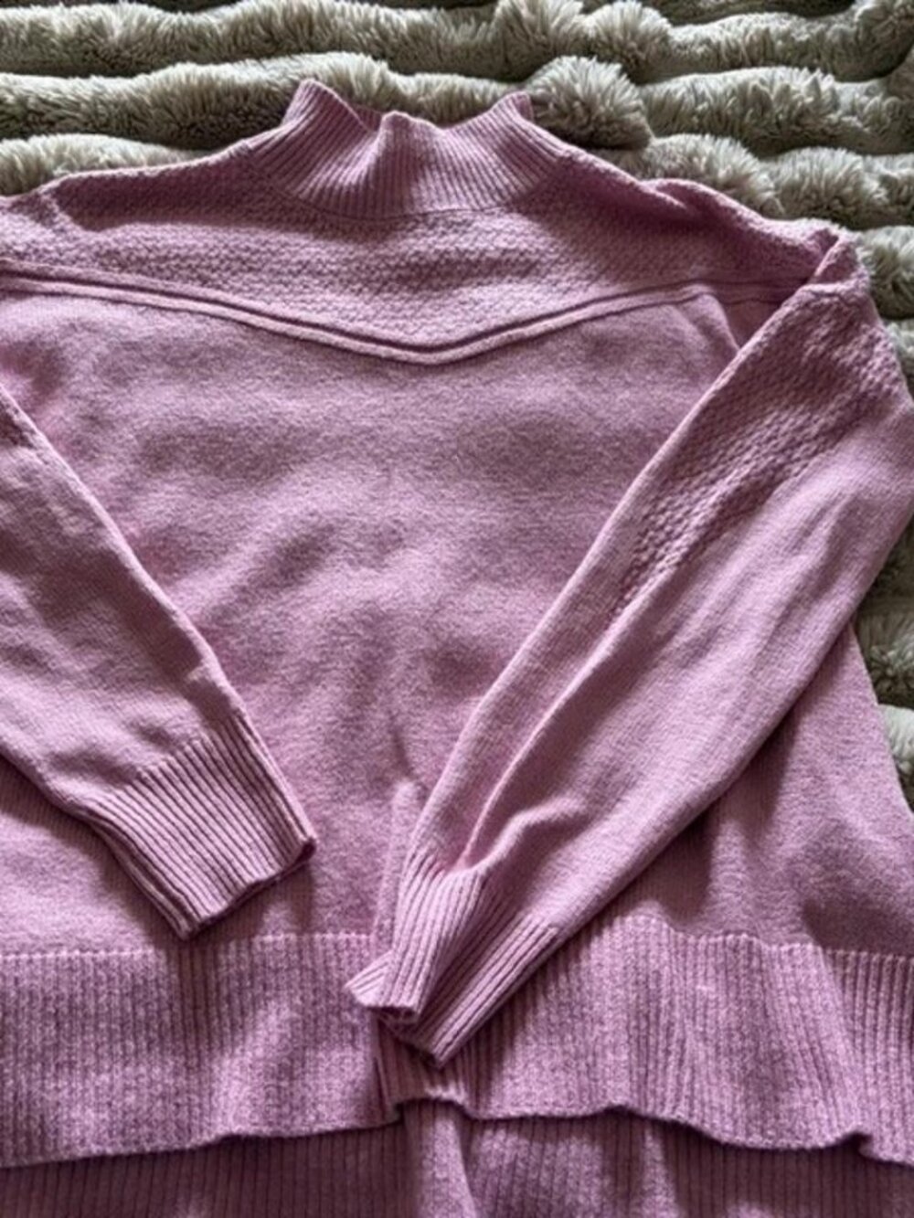 Staccato Pink Mock Neck Sweater Medium NWOT